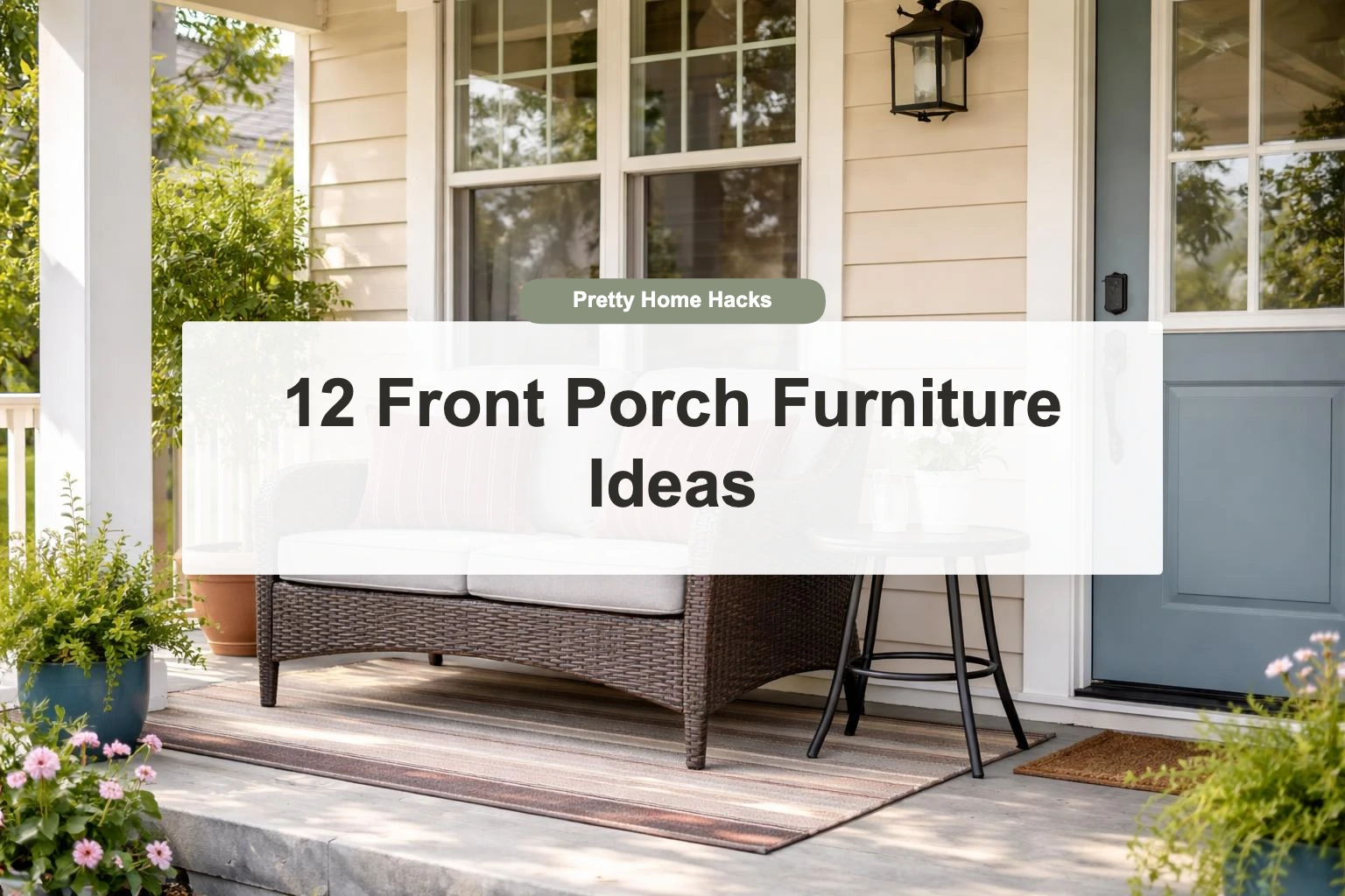 Front Porch Furniture Ideas That Fit Real Entryways