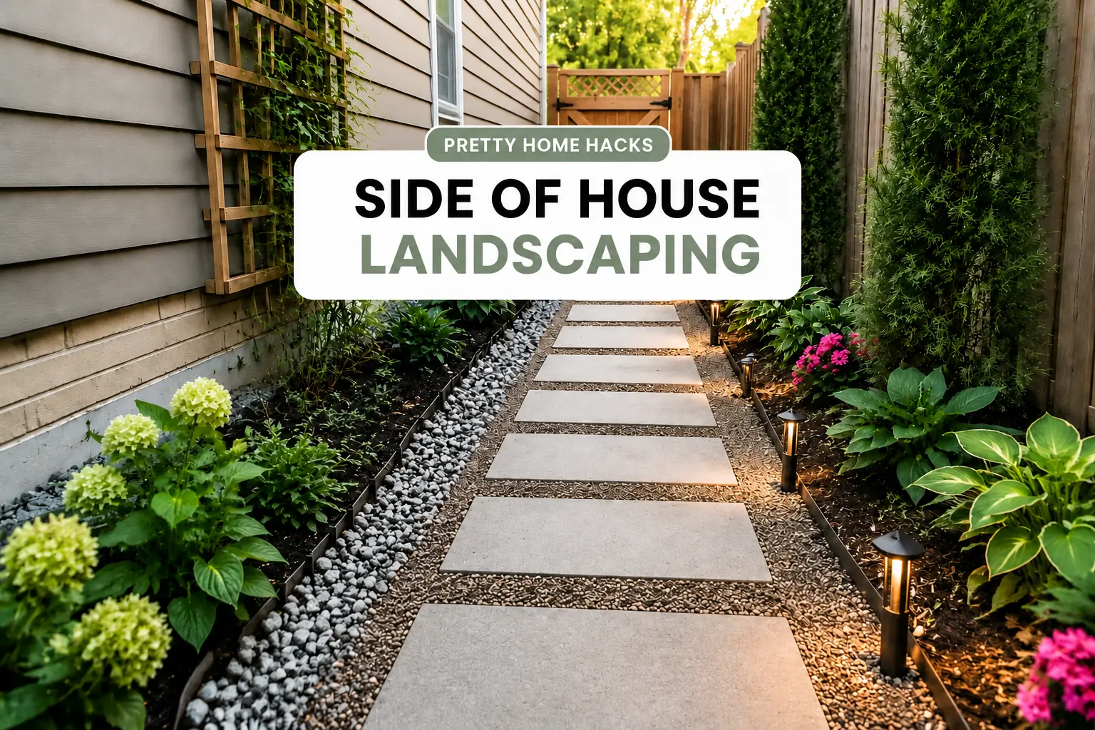 11 Landscape Ideas for the Side of Your House That Make Every Foot Useful