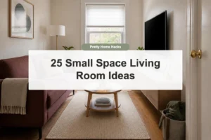 25 Small Space Living Room Ideas That Make Tight Spaces Easier to Use
