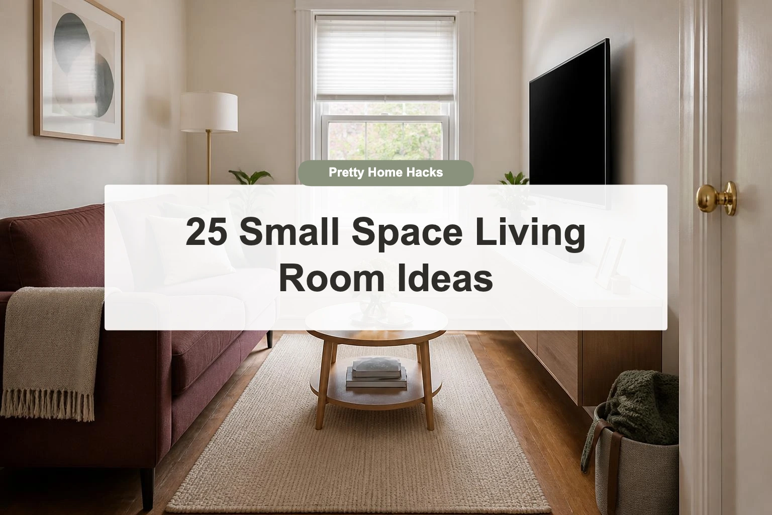 25 Small Space Living Room Ideas That Make Tight Spaces Easier to Use
